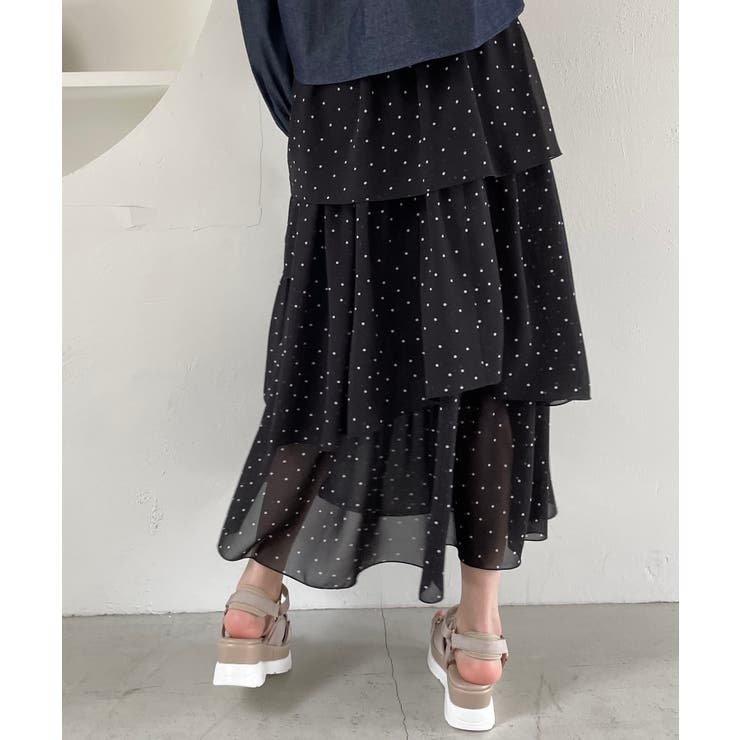 アシメティアードスカート | MAJESTIC LEGON  | 詳細画像4 