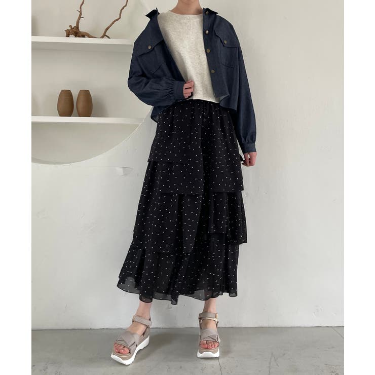 アシメティアードスカート | MAJESTIC LEGON  | 詳細画像6 