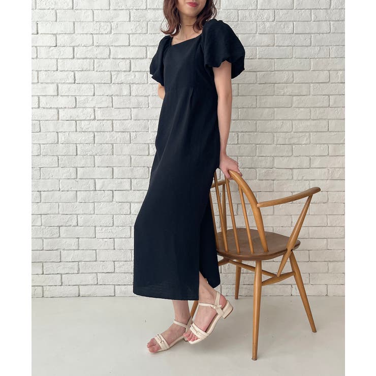 バルーンスリーブIラインワンピース | MAJESTIC LEGON  | 詳細画像3 