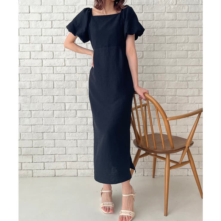 バルーンスリーブIラインワンピース | MAJESTIC LEGON  | 詳細画像4 