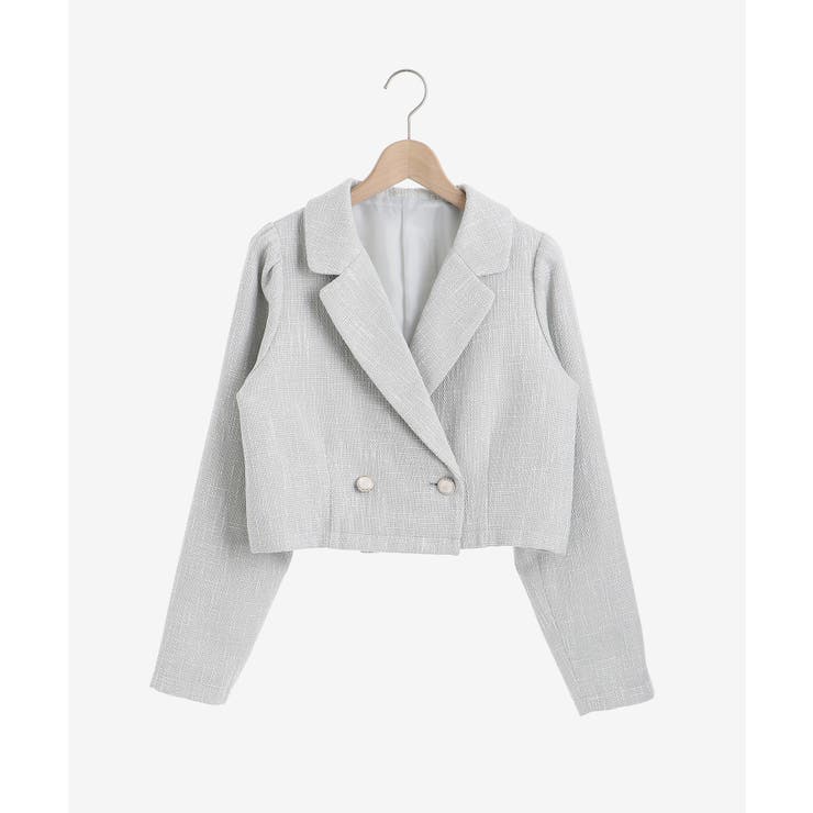 ツイードショートジャケット[品番：CTYW0002570]｜MAJESTIC LEGON