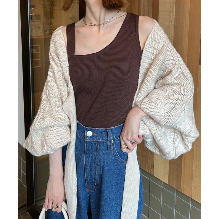 ケーブルニットボレロ[品番：CTYW0003098]｜MAJESTIC LEGON