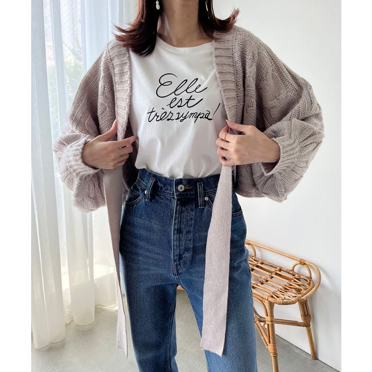 ケーブルニットボレロ[品番：CTYW0003098]｜MAJESTIC LEGON