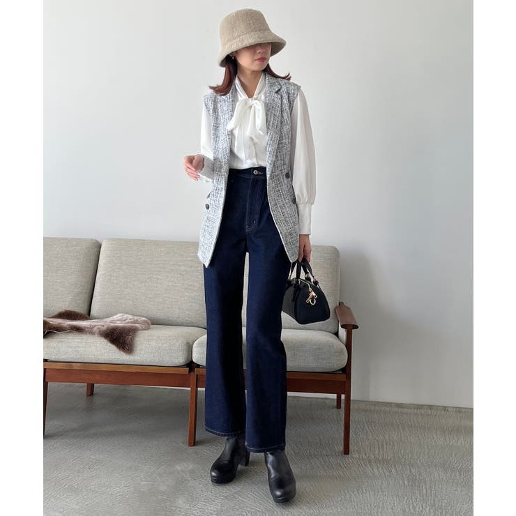 クラシカルボウタイブラウス | MAJESTIC LEGON  | 詳細画像19 