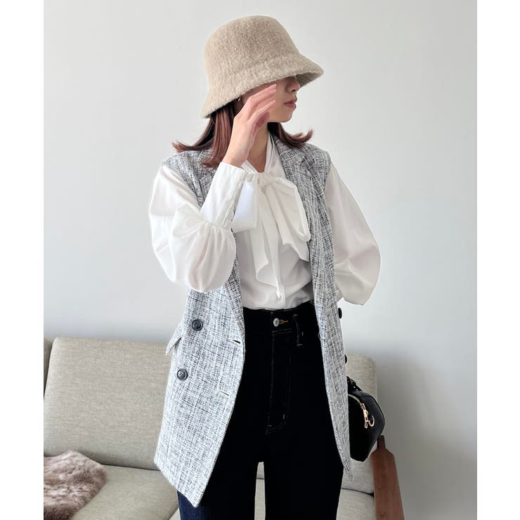 クラシカルボウタイブラウス | MAJESTIC LEGON  | 詳細画像20 