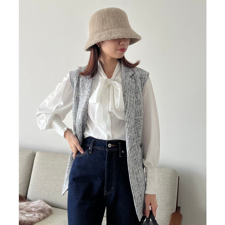 クラシカルボウタイブラウス | MAJESTIC LEGON  | 詳細画像21 