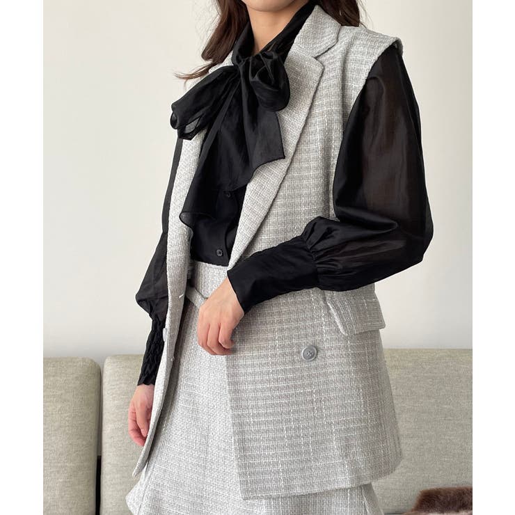 クラシカルボウタイブラウス | MAJESTIC LEGON  | 詳細画像23 