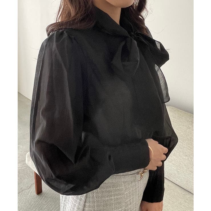 クラシカルボウタイブラウス | MAJESTIC LEGON  | 詳細画像26 