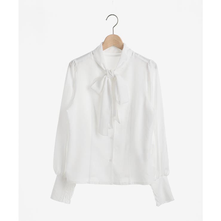 クラシカルボウタイブラウス | MAJESTIC LEGON  | 詳細画像35 