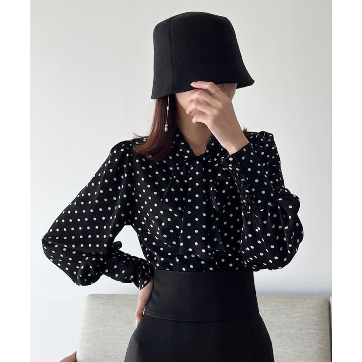 クラシカルボウタイブラウス | MAJESTIC LEGON  | 詳細画像7 