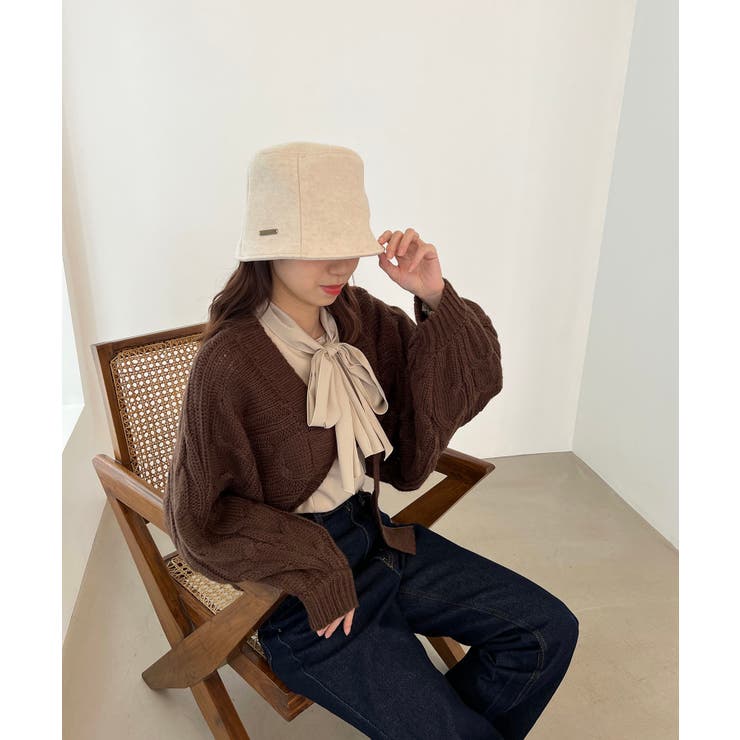 ベージュ | クラシカルボウタイブラウス | MAJESTIC LEGON 