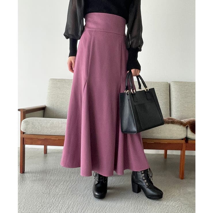 クラシカルレースアップフレアスカート[品番：CTYW0003069]｜MAJESTIC