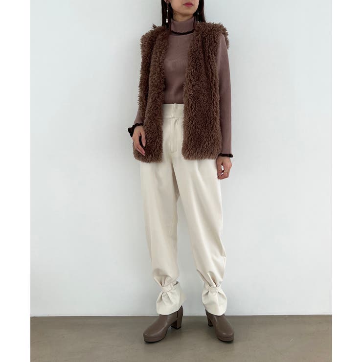 2way裾ベルトパンツ | MAJESTIC LEGON  | 詳細画像3 