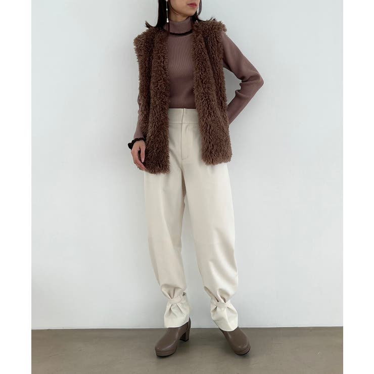 2way裾ベルトパンツ | MAJESTIC LEGON  | 詳細画像4 