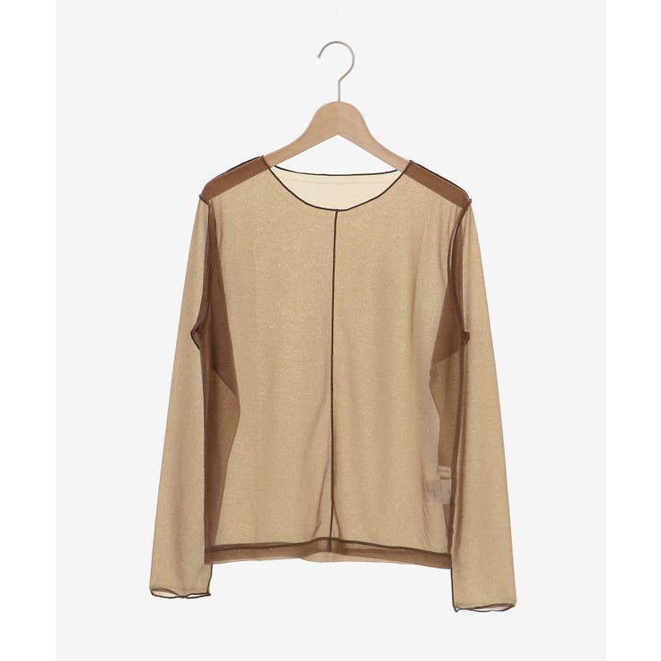 ブラウン | シャイニーシアートップス | MAJESTIC LEGON 