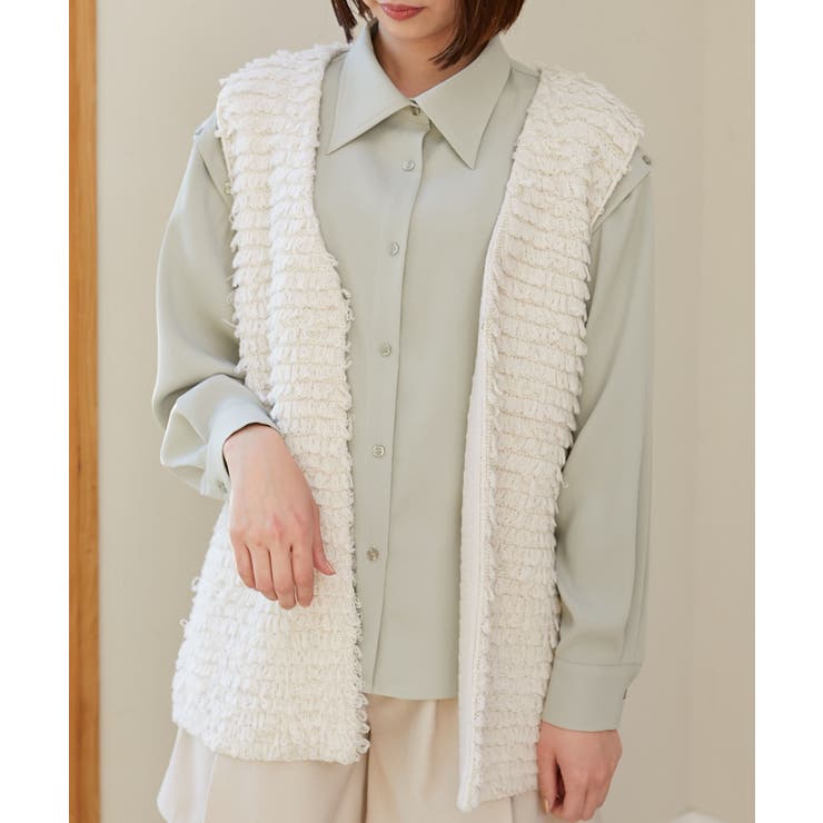 ミニループニットベスト | MAJESTIC LEGON  | 詳細画像12 