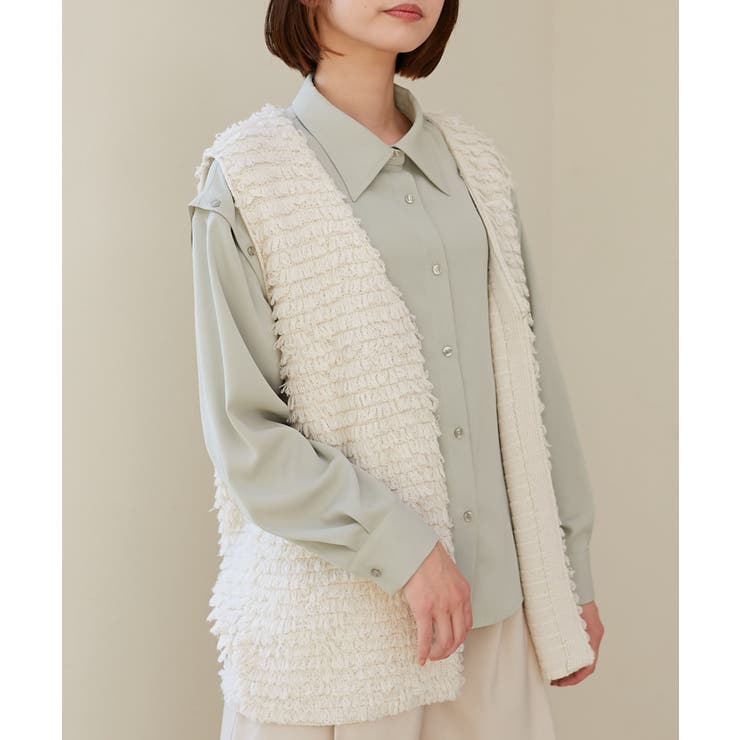 ミニループニットベスト | MAJESTIC LEGON  | 詳細画像13 