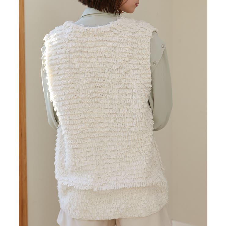 ミニループニットベスト | MAJESTIC LEGON  | 詳細画像15 