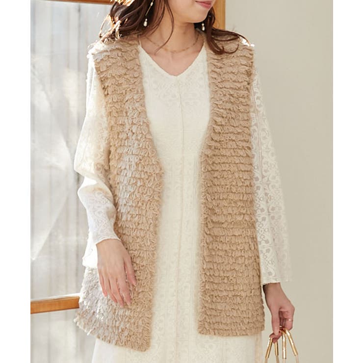 ミニループニットベスト | MAJESTIC LEGON  | 詳細画像29 