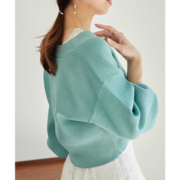 ビジューボタンショートカーディガン | MAJESTIC LEGON  | 詳細画像23 