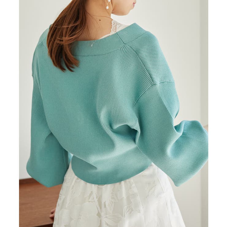 ビジューボタンショートカーディガン | MAJESTIC LEGON  | 詳細画像24 