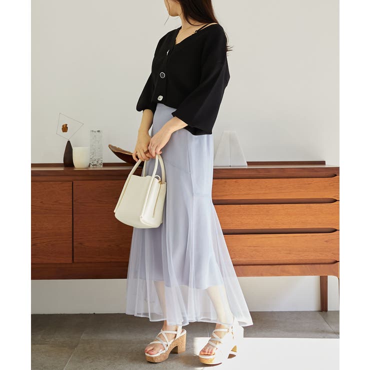 ビジューボタンショートカーディガン | MAJESTIC LEGON  | 詳細画像4 