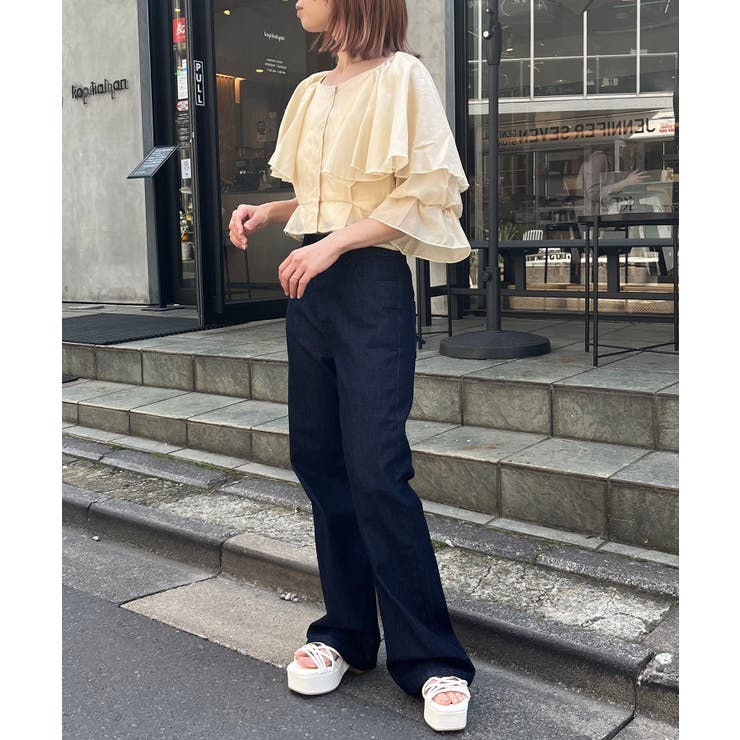 クロップドフリルブラウス | MAJESTIC LEGON  | 詳細画像14 