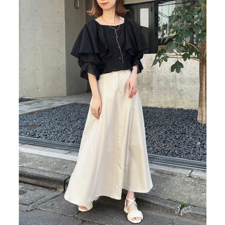 クロップドフリルブラウス | MAJESTIC LEGON  | 詳細画像20 