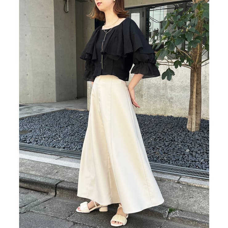 クロップドフリルブラウス | MAJESTIC LEGON  | 詳細画像22 