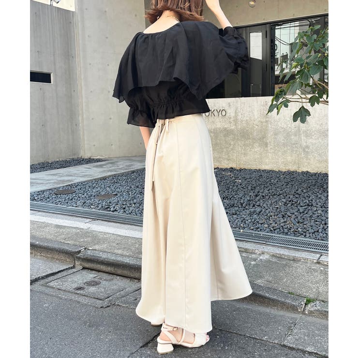 クロップドフリルブラウス | MAJESTIC LEGON  | 詳細画像24 