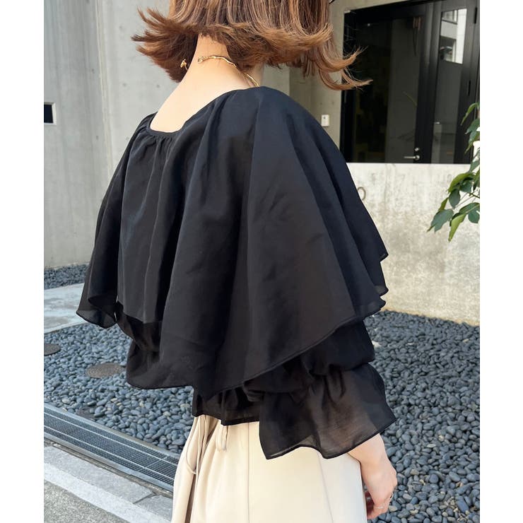 クロップドフリルブラウス | MAJESTIC LEGON  | 詳細画像27 