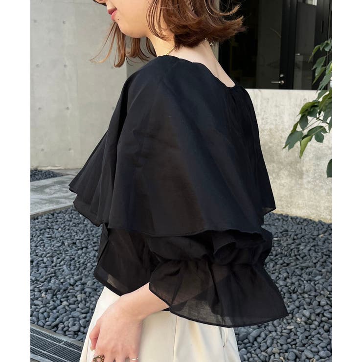 クロップドフリルブラウス | MAJESTIC LEGON  | 詳細画像28 