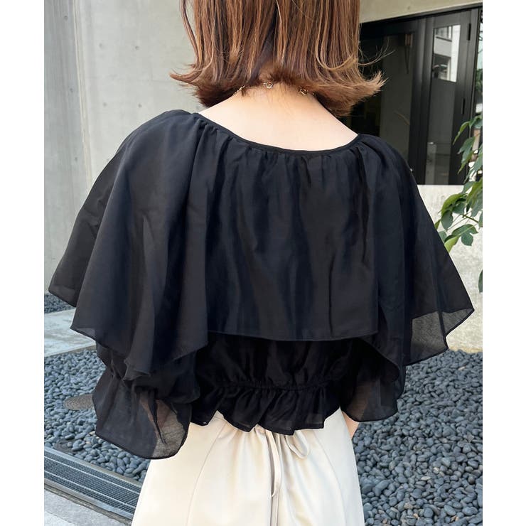 クロップドフリルブラウス | MAJESTIC LEGON  | 詳細画像29 