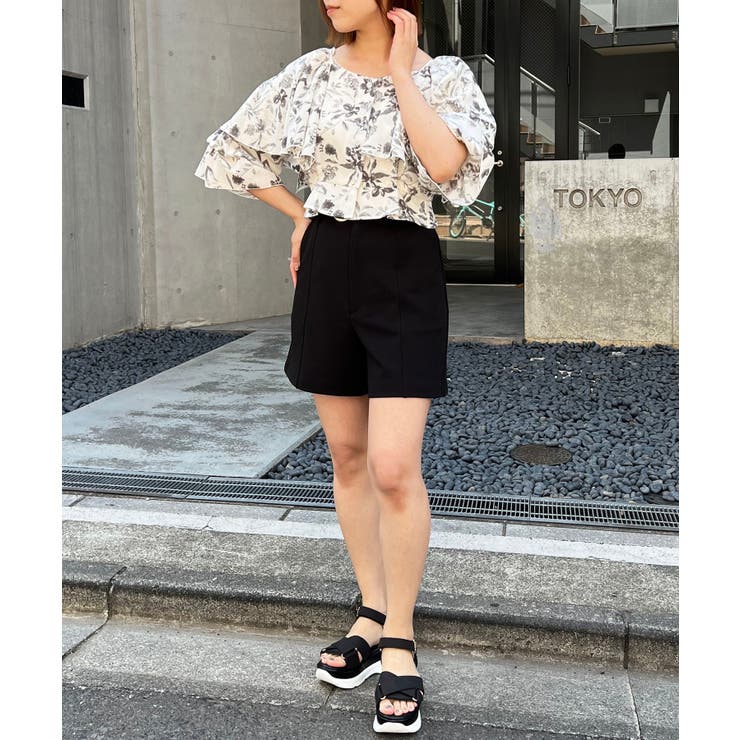 クロップドフリルブラウス | MAJESTIC LEGON  | 詳細画像30 