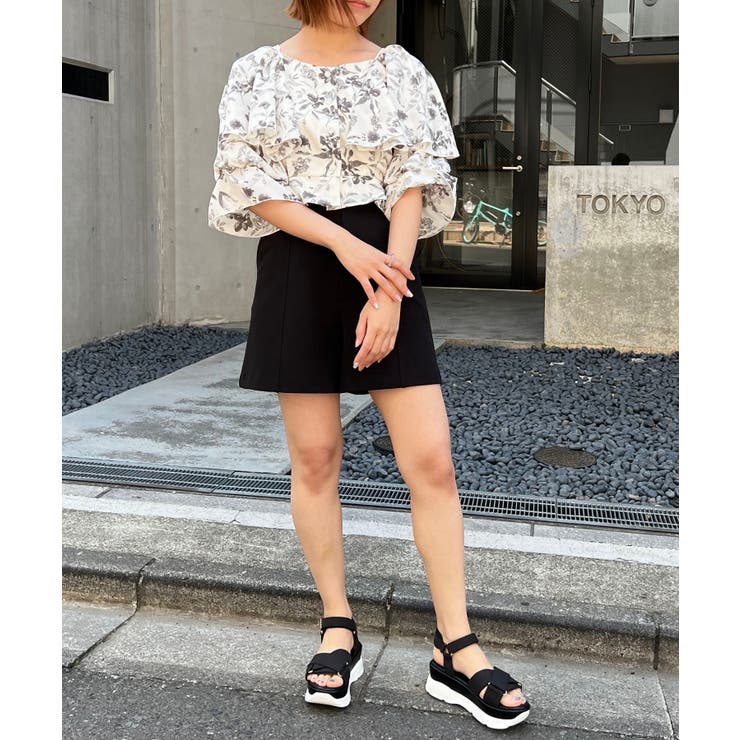 クロップドフリルブラウス | MAJESTIC LEGON  | 詳細画像31 