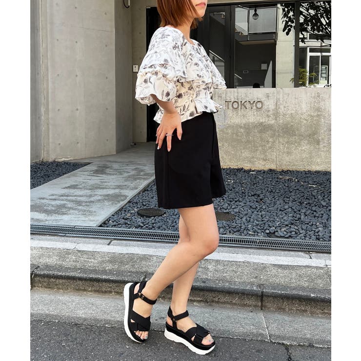 クロップドフリルブラウス | MAJESTIC LEGON  | 詳細画像32 