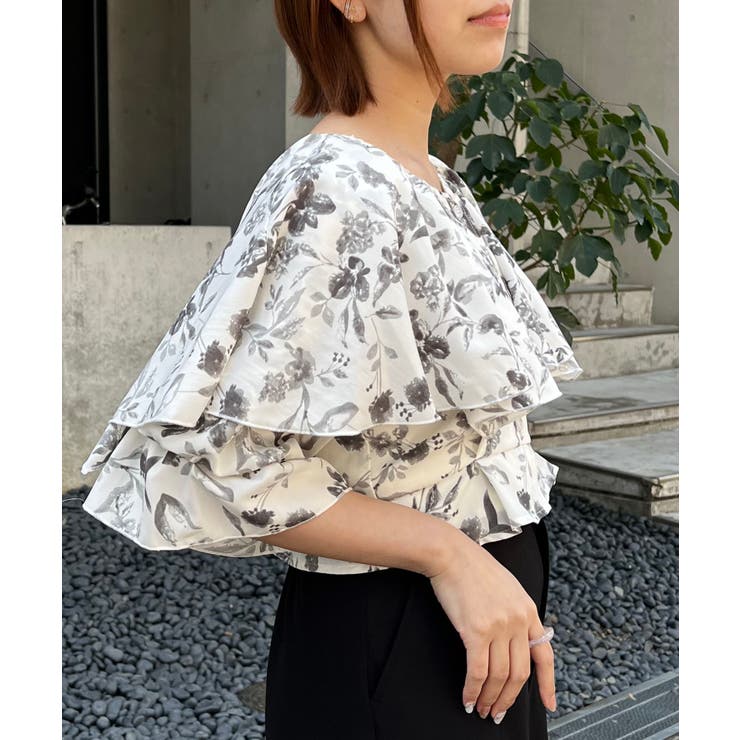 クロップドフリルブラウス | MAJESTIC LEGON  | 詳細画像36 