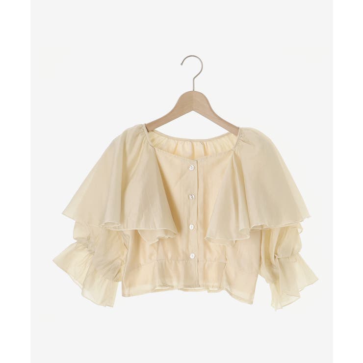 クロップドフリルブラウス | MAJESTIC LEGON  | 詳細画像39 