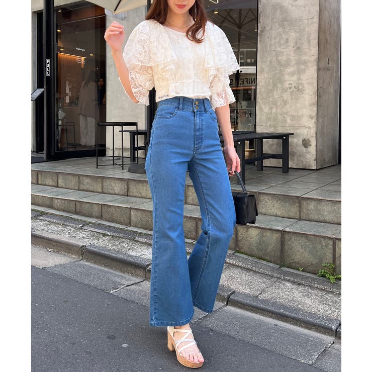 クロップドフリルブラウス | MAJESTIC LEGON  | 詳細画像4 