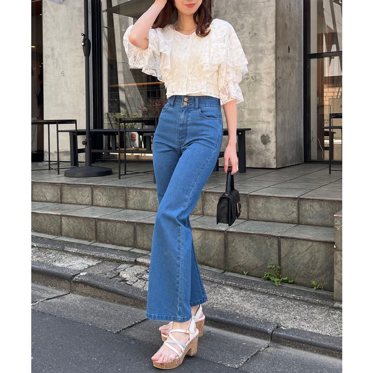 クロップドフリルブラウス | MAJESTIC LEGON  | 詳細画像5 