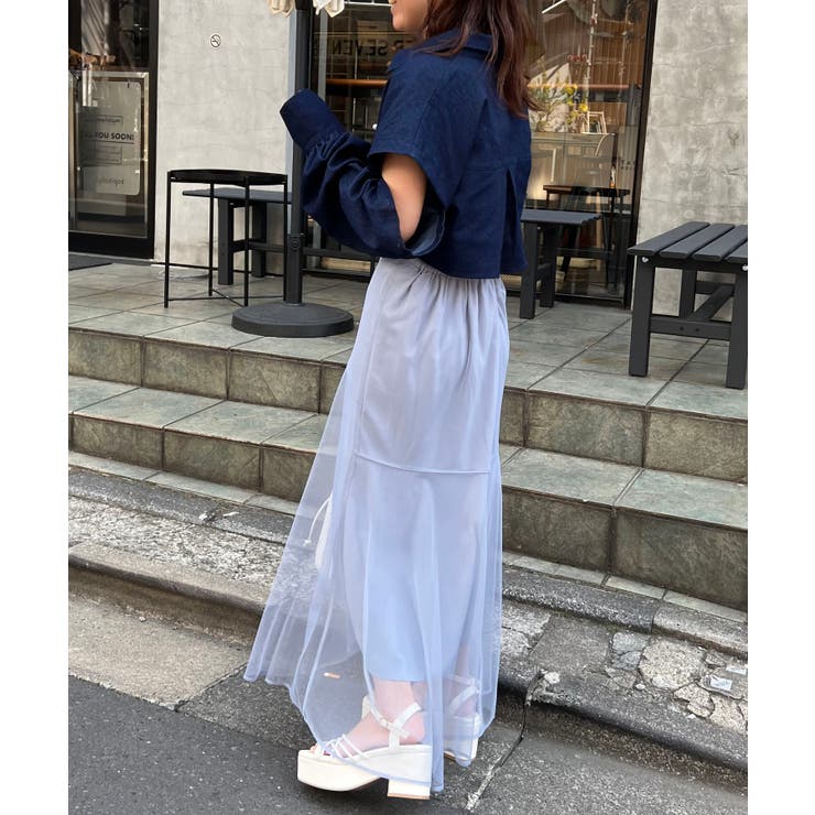 チュールレイヤードシアースカート | MAJESTIC LEGON  | 詳細画像11 