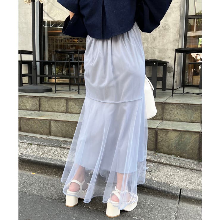 チュールレイヤードシアースカート | MAJESTIC LEGON  | 詳細画像15 