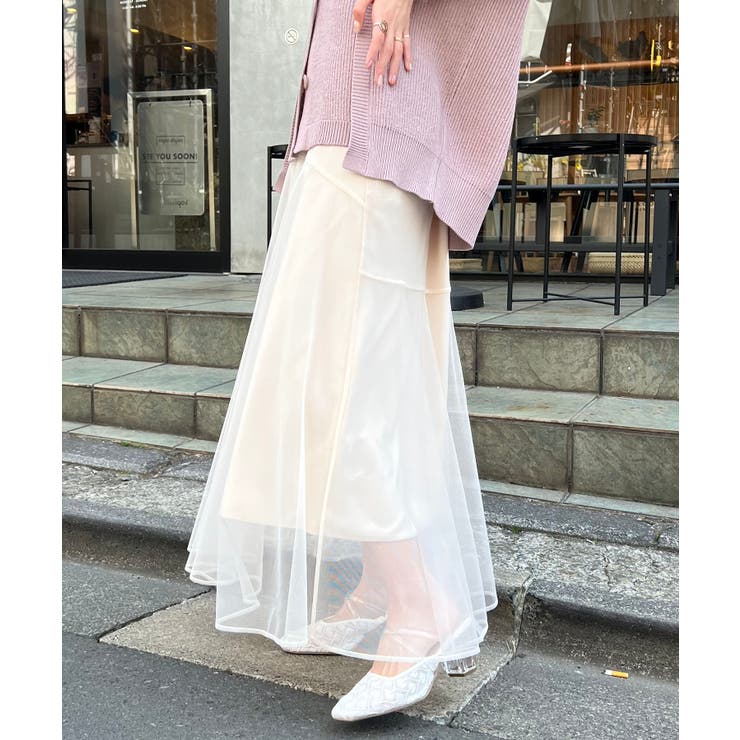 チュールレイヤードシアースカート | MAJESTIC LEGON  | 詳細画像22 