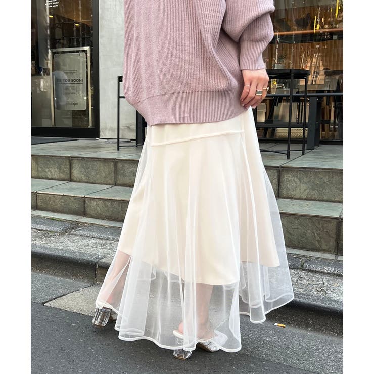 チュールレイヤードシアースカート | MAJESTIC LEGON  | 詳細画像23 