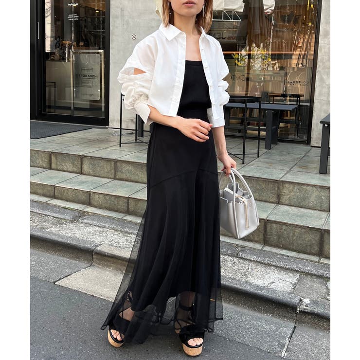 チュールレイヤードシアースカート | MAJESTIC LEGON  | 詳細画像25 