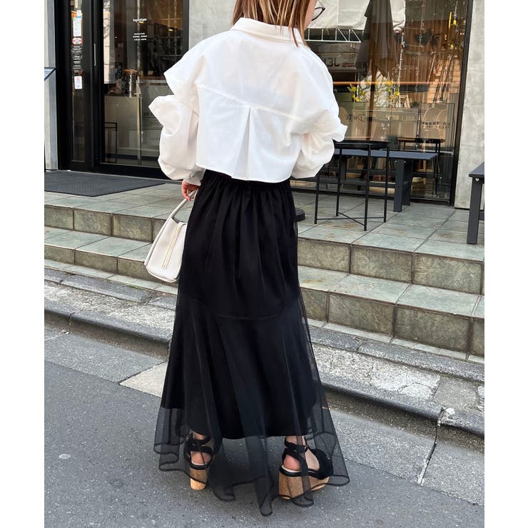 チュールレイヤードシアースカート | MAJESTIC LEGON  | 詳細画像27 