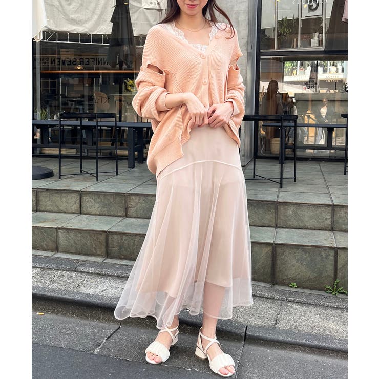 チュールレイヤードシアースカート | MAJESTIC LEGON  | 詳細画像3 