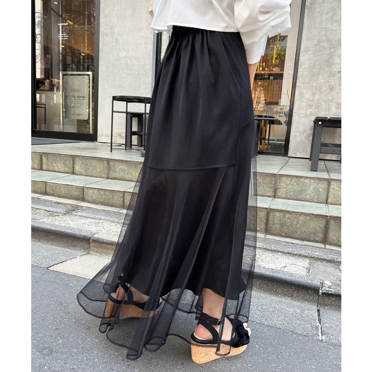 チュールレイヤードシアースカート | MAJESTIC LEGON  | 詳細画像30 