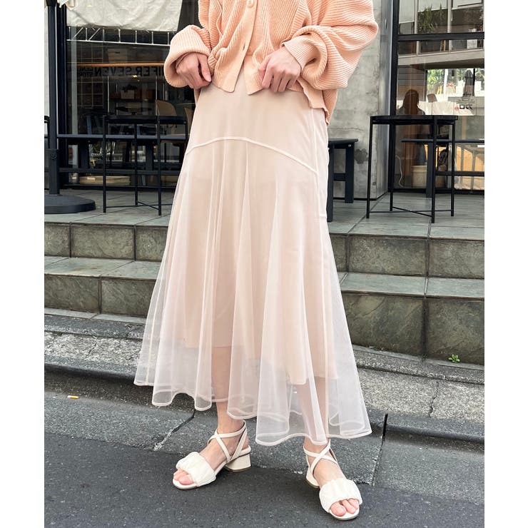 チュールレイヤードシアースカート | MAJESTIC LEGON  | 詳細画像5 