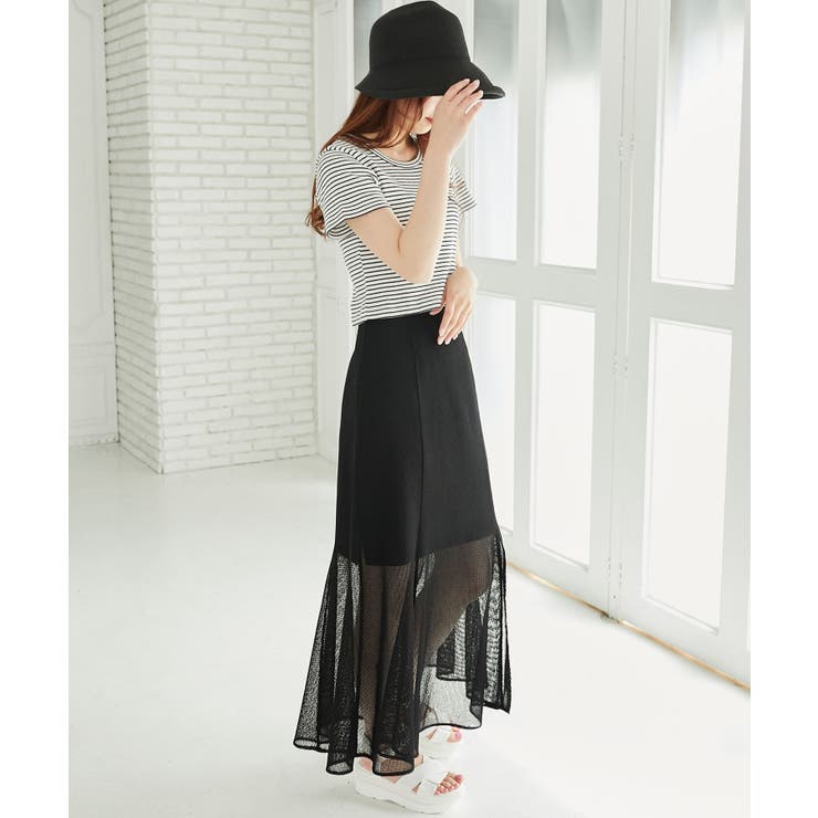 メッシュフレアースカート | MAJESTIC LEGON  | 詳細画像11 